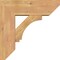 Ekena Millwork Imperial Slat Smooth Bracket w/ Offset Brace, Western Red Cedar, 7 1/2"W x 22"D x 22"H BKT0806X22X22IMP06SWR - alternate 3
